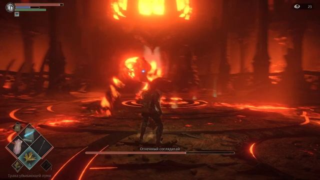 Demon's Souls - Огненный соглядатай, короткий путь и как победить (Flamelurker) смотреть онлайн
