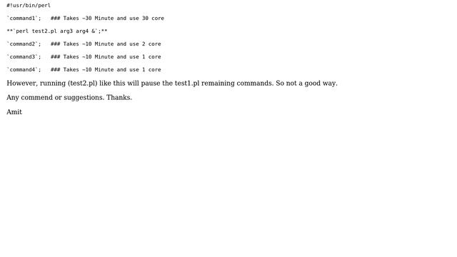 Ubuntu: Running Multiple perl script simultaneously смотреть онлайн