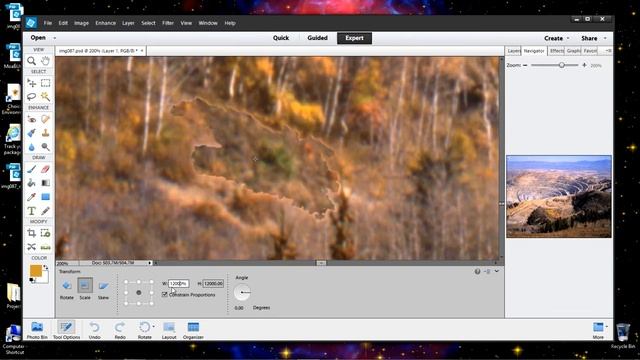 Editing single area in a picture, Photoshop Elements 12 смотреть онлайн