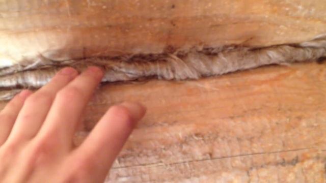 Конопатка сруба. Делюсь первым опытом. (1) смотреть онлайн