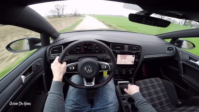 2017 VW Golf GTI 230hp POV test drive GoPro смотреть онлайн