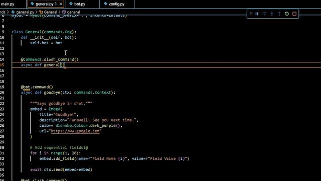 Discord Bot - Complete Guide - Part 4 - Command Cogs смотреть онлайн