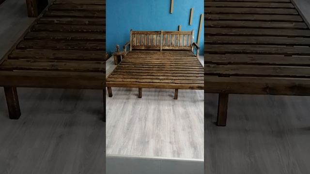 Тоже шезлонг или кровать для дачи (темный) смотреть онлайн