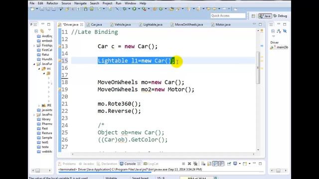 java for android developers part8 (Arabic) - anonymous object , early binding late binding смотреть онлайн