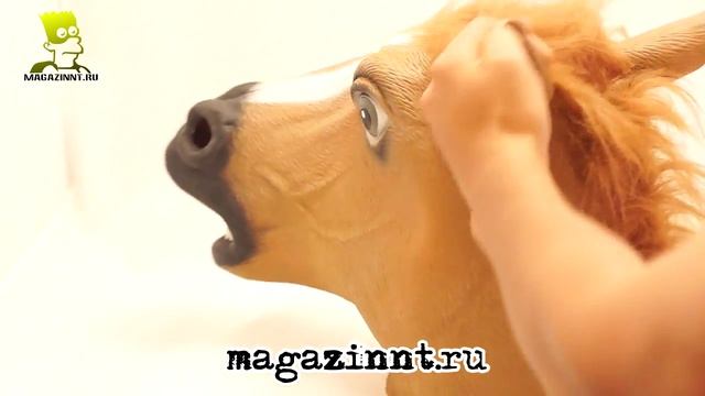 Маска Коня Лошади Коричневая смотреть онлайн
