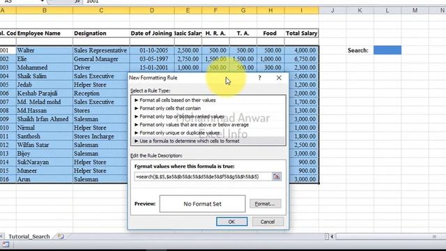 How to search data in MS Excel | How to Create a Highlighting Search Box in Excel 2016 смотреть онлайн