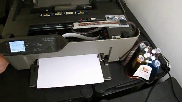 Ciss continuous ink system fits HP Deskjet 3070a b611a смотреть онлайн