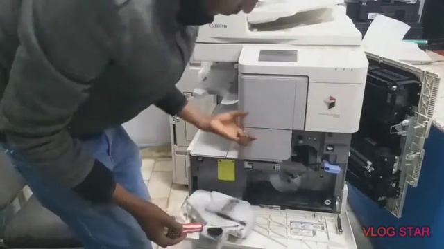 How To Remove Developer Unit, Canon 2520,2525,2530,2535,2545