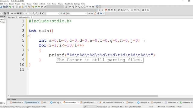 #8 C Programming Questions Practice : Print Table 2,3,4,5,6,7,8,9,10 Together in Single Console смотреть онлайн