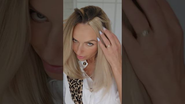 Натуральные волосы на заколках