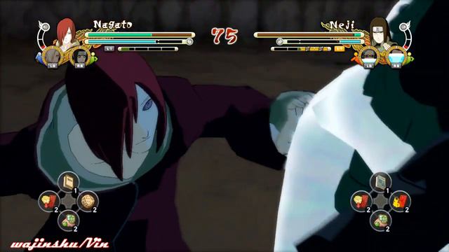 Naruto Ultimate Ninja Storm 3 Edo Nagato vs Neji Gameplay смотреть онлайн