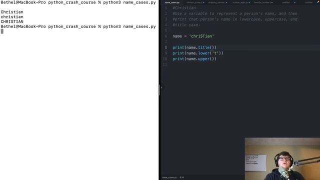 Python Crash Course - Chapters 1 and 2 смотреть онлайн