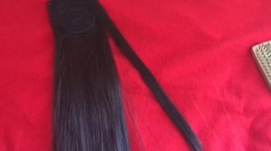 Восстановление искусственного шиньона(хвост на ленте )