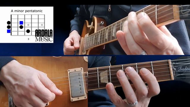 A minor pentatonic guitar scale guided practice смотреть онлайн
