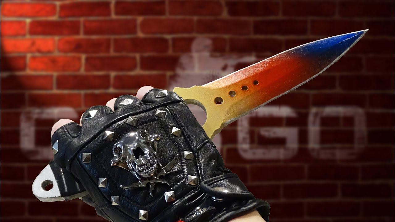Новый Skeleton knife из дерева! CS:GO Как сделать Скелетный нож Fade смотреть онлайн