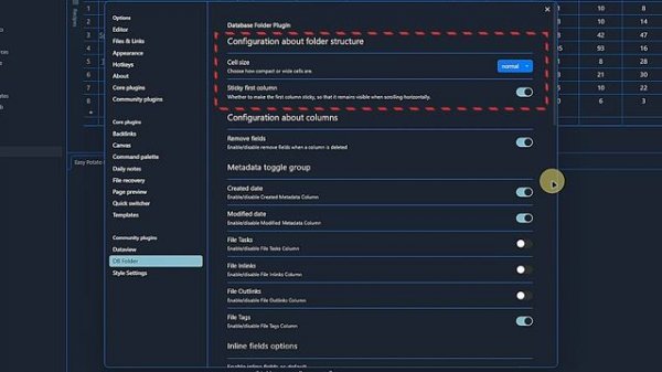 MASTER Obsidian's Powerful DATABASE FOLDER Plugin - Step by Step
