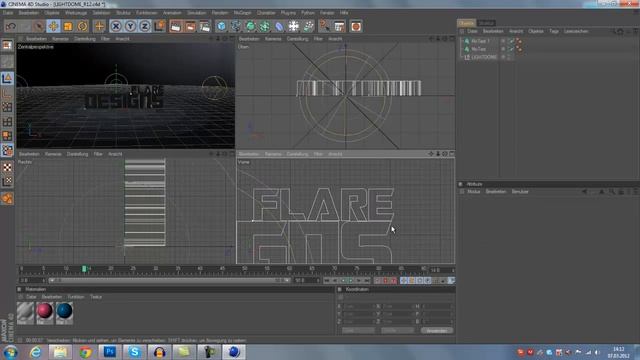 Cinema 4D / Photoshop Wallpaper Tutorial German Part 1 смотреть онлайн