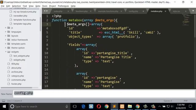 WordPress Theme Development (metabox, CMB2) смотреть онлайн