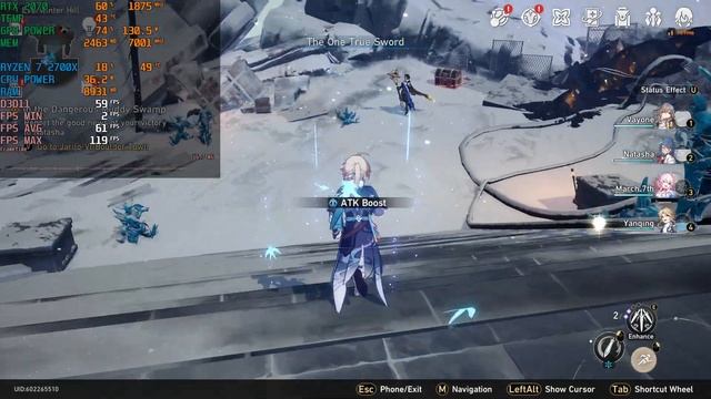 HONKAI STAR RAIL: GeForce RTX 2070 8GB + Ryzen 7 2700x 1080p LOCKED FPS смотреть онлайн