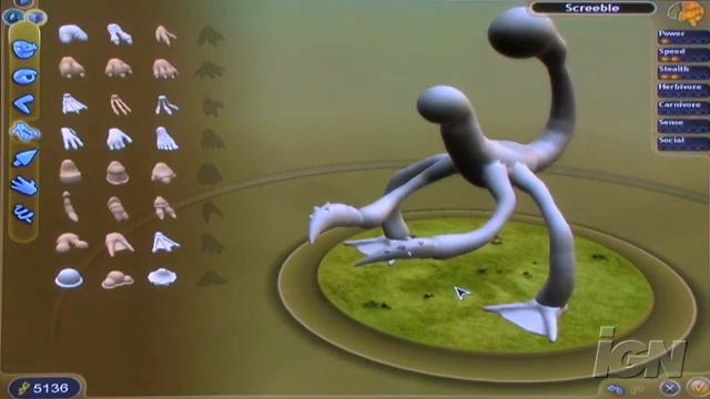 Spore PC Games Gameplay - Creature Development (GC 2006) смотреть онлайн