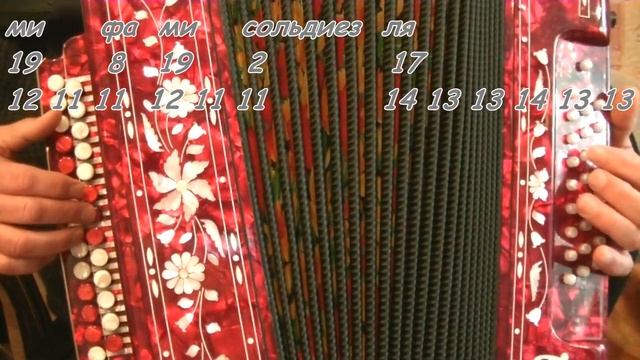 Изгиб гитары желтой... видеоразбор(ноты и цифры) на гармони. смотреть онлайн