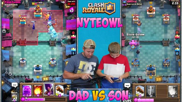 ELIXIR GOLEM FACE-OFF! Dad vs Son - ONLY ONE WINNER! SPARK plus E-GOLEM is OP! смотреть онлайн