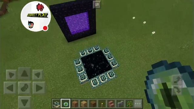 Как сделать портал в АД и Эндер Мир в Minecraft PE. смотреть онлайн