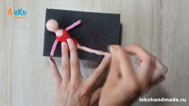 Кукла из шерсти/ Сухое валяние/ Дама с веером/ Мастер-класс смотреть онлайн