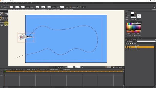 How to use the Follow Path in moho Pro - Tutorial - Anime Studio смотреть онлайн