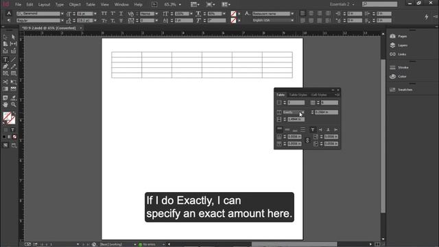 Working with Tables in InDesign cc смотреть онлайн