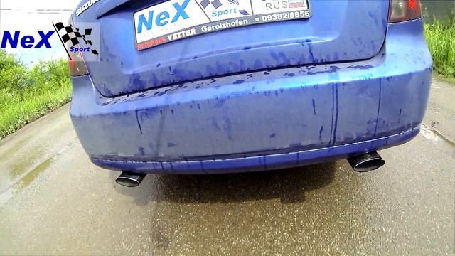 NeX® _Chevrolet Lachetti Sedan / Suzuki Forenza(USA). Глушитель с овальными нерж.насадками 120x60 м смотреть онлайн