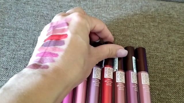 Стойкая помада Фаберлик нового поколения! Свотчи! Каталог 13 смотреть онлайн