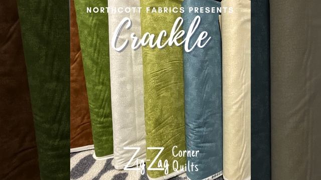 Crackle fabric collection by Northcott is here at Zig-Zag corner quilts! #Quilting #Sewing #Fabric смотреть онлайн
