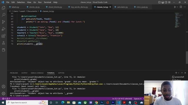 Getters and Setters in Python смотреть онлайн