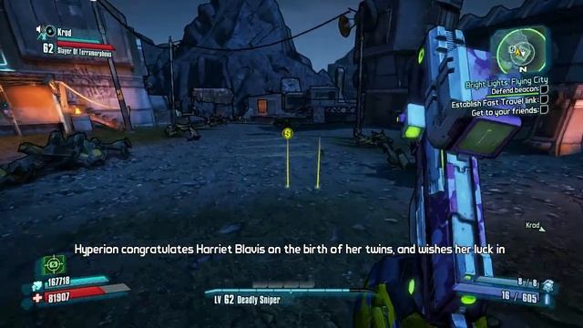 Borderlands 2 Bright Lights, Flying City @ lvl 62 смотреть онлайн