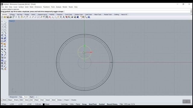 Rhino 3D For Beginners Intro Ring 01