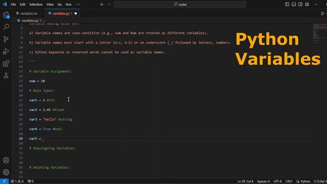 Python Variables: The Heart of Dynamic Programming смотреть онлайн