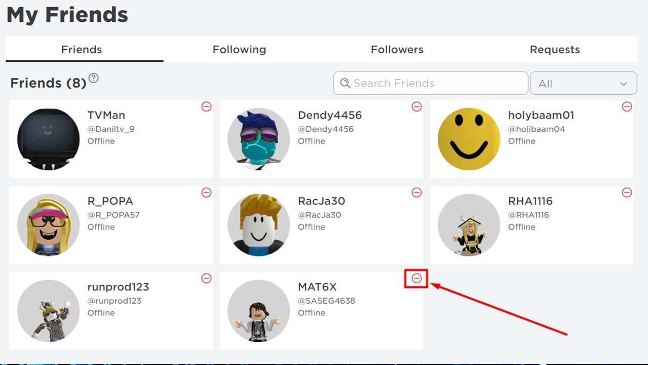 Быстрое удаление друзей в Роблокс, удобный интерфейс за пару секунд и удаление в 1 клик смотреть онлайн