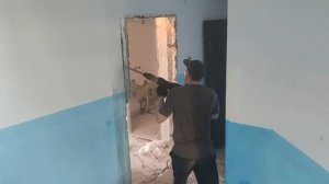 Расширение проёма под входную дверь