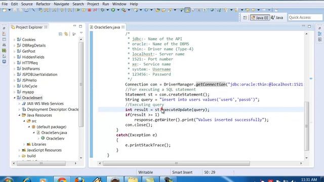 Insert data into a table смотреть онлайн