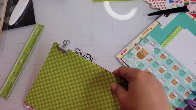 "Salad" recipe divider w/real time process #DiannaMarcumRecipeBook #satmornmakes смотреть онлайн