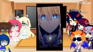 реакции персонажей из мультфильма Друзья ангелов на БЭЧ