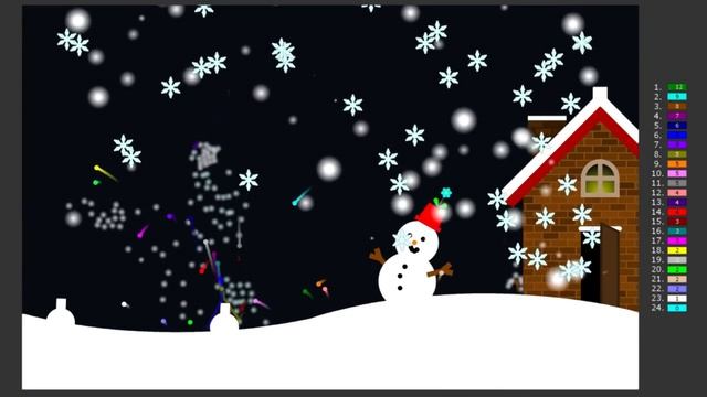 Marble race - Shoot the snow in Algodoo смотреть онлайн