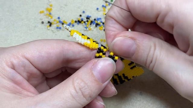 Тигр с ёлкой / Часть 8 // Совместное плетение смотреть онлайн