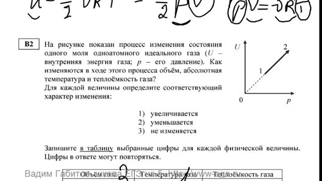 Как решать В часть по физике В2 смотреть онлайн