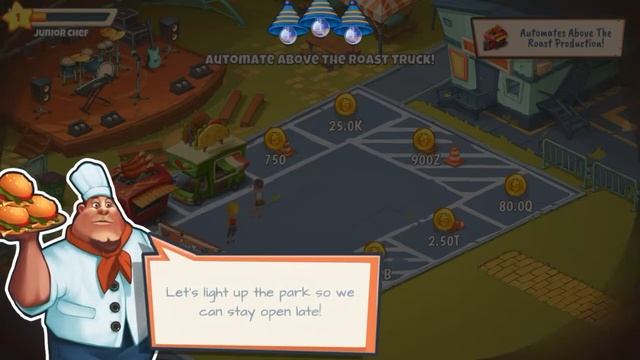 Idle Food Truck Tycoon- Gameplay IOS & Android смотреть онлайн