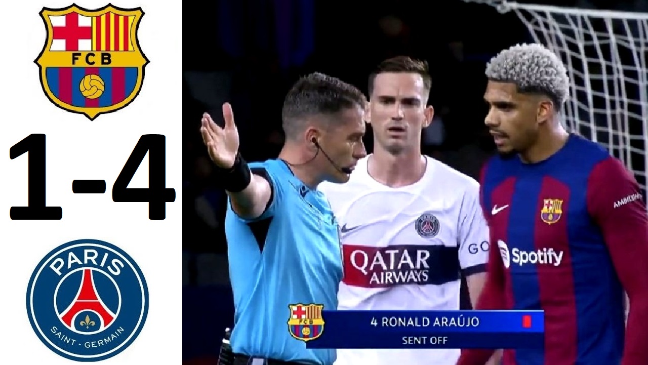 Барселона проиграла ПСЖ и вылетела из Лиги Чемпионов! смотреть онлайн