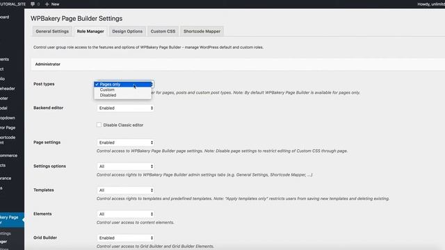 WPBakery Page Builder Role Manager смотреть онлайн