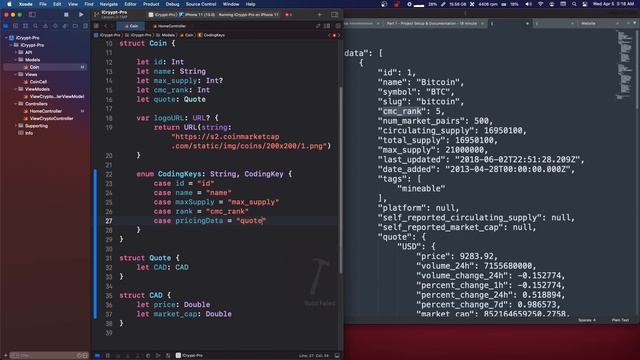 Fetching & Displaying API Data (Pt.3) (MVVM, Programatic UIKit, Swift) смотреть онлайн