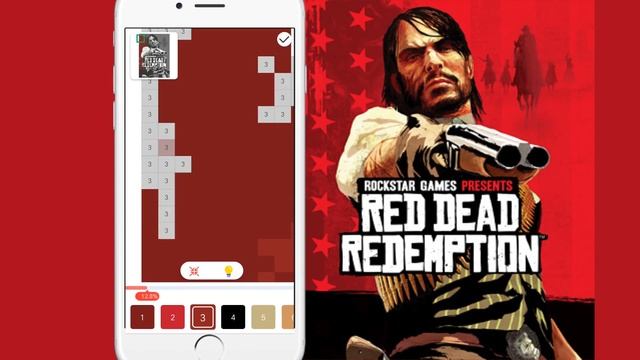 Kolor-Color by number-Red Dead Redemption смотреть онлайн